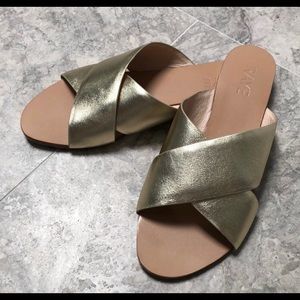 RAYE Atmore Leather Slides